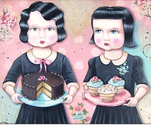 Image of Allie & Amy cake cupcakes girls print M