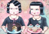 Image of Allie & Amy cake cupcakes girls print S