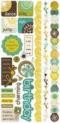 Image of Crate Paper Stickers Cardstock Title  Brook 