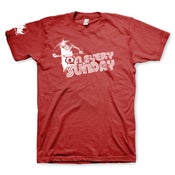 Image of Charge Clothing Vintage Wash "On any sunday" Red T-shirt