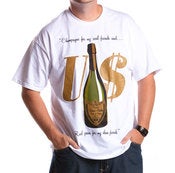 Image of Champagne Tee White