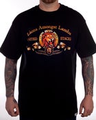 Image of Lions Amongst Lambs Tee Black