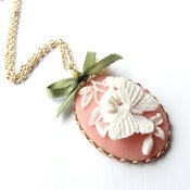 Image of Vintage style cameo necklace