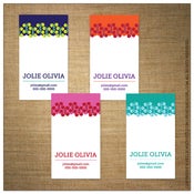 Image of Calling Cards<BR>{Infinity Flowers}