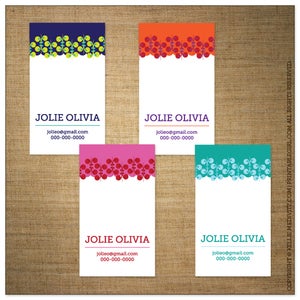 Image of Calling Cards<BR>{Infinity Flowers}