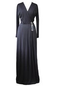 Image of Vera Mont 1970s Wrap Over Maxi Dress