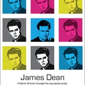 Image of James Dean Changing Lives Poster
