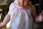 Image of  Baba Smocked Baby Dress with Bloomer