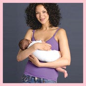 Image of Top da allattamento con reggiseno incorporato 