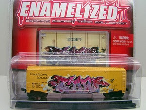 Image of "CON" Maisto Enamelized - Graffiti Diecast Train Car (signed)
