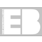 Image of Everything Burns 'EB' Stickers (3 for $3)