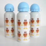 Image of Blafre Retro Robots Drink Bottle