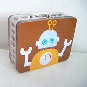 Image of Blafre Retro Robots Lunch Tin