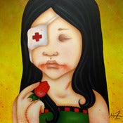 Image of "Strawberry Red" Original Oil Painting