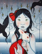 Image of "Little Girl Blue" Original Oil Painting