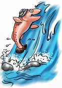 Image of Mr. Blue Meets a Super Swimmer