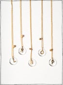 Image of Diane Yang initial necklace