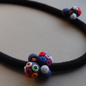 Image of Japanese inspired crochet necklace