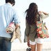 Image of Arrow Canvas Tote<br>Aloha Red 