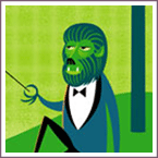 Image of Print - The Melancholy Wolfman