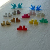 Image of heart ear studs