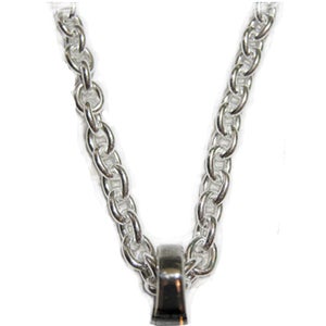 Image of 20" Silver Heavy Cable Link Chain