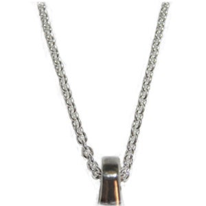 Image of 16" Silver Fine Link Cable Chain