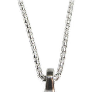 Image of 20" Silver Rounded Box Chain