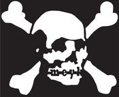 Image of M-E-Y-K {Skull 'n' Bones Stencil}