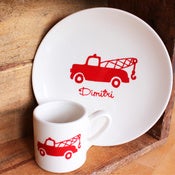 Image of Personalised plate & cup set - boy's designs