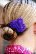 Image of The Chloe Rosette Hair Clip {Choose Your Color}
