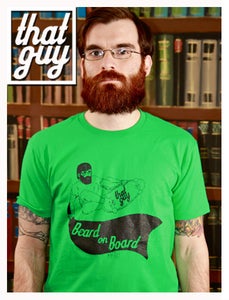Image of Beard on Board (green)