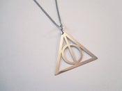 Image of Deathly Hallows Silver Necklace