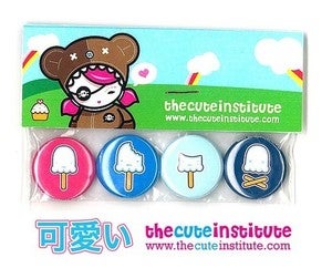 Image of kawaii popsicle badges