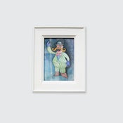 Image of "The Man with Striped Pants" Original Illustration