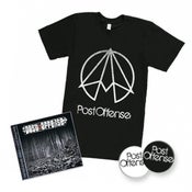 Image of POST OFFENSE - PAPER PLANE TEE-SHIRT + EP + 1 FREE BADGE
