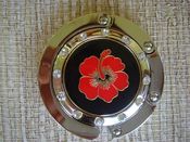 Image of Foldable Hibiscus Purse Hook