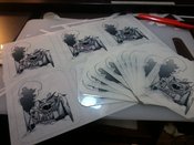 Image of Apple Atttacks!! Sticker Large!!