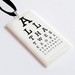 Image of The Eye Chart Pendant