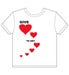 Image of GIVE LOVE TO GET LOVE HEART TEE (Women's)
