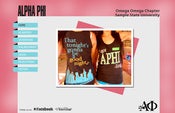 Image of Custom Chapter Website Design