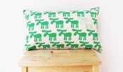 Image of Green Moose Cushion Cover - 50cm x 30cm