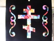 Image of Three-Bar Cross Suncatcher Kit