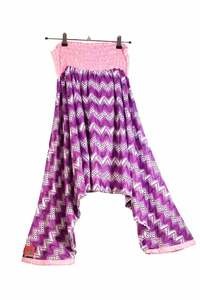 Image of Sarouel élastique violet / Purple elastic harem pants
