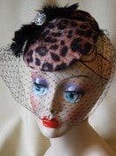 Image of Cheetah Cocktail Hat