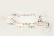 Image of Personalised Christening Charm Bracelet