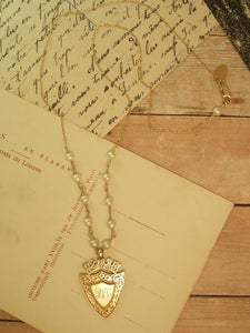 Image of Antique Gold Shield, Item #3WL
