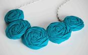 Image of The Kristin Rosette Statement Necklace {Choose Your Color}