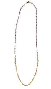 Image of gunmetal+gold short simple combo