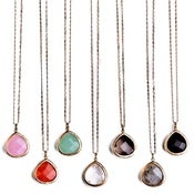 Image of Small Gemstone Necklace  *As seen in Brides Magazine
